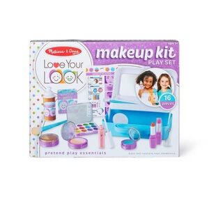 Melissa & Doug Live Your Look Pretend Makeup Kit Play Set - 16pc for Mess-Free